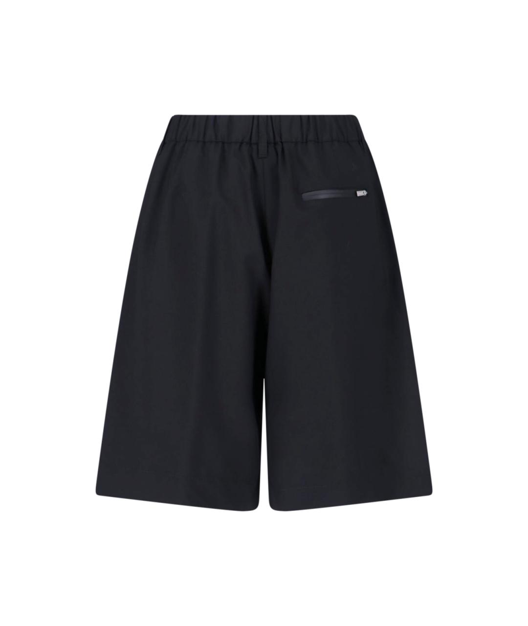 LAMINAR Черные полиэстеровые шорты, фото 2