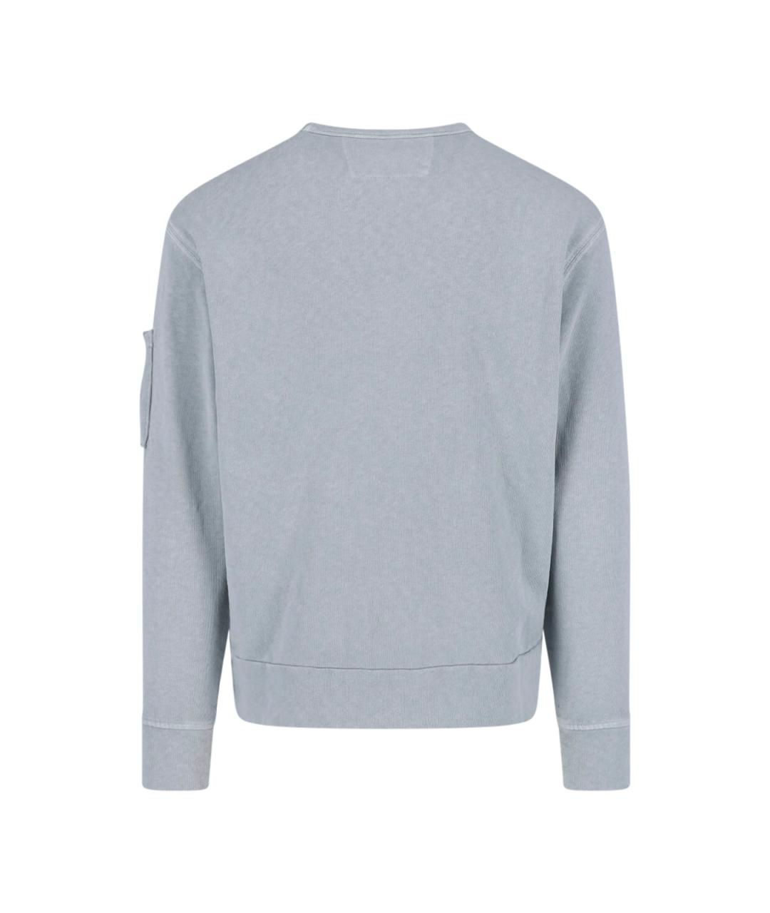 CP COMPANY Голубой хлопковый джемпер / свитер, фото 2