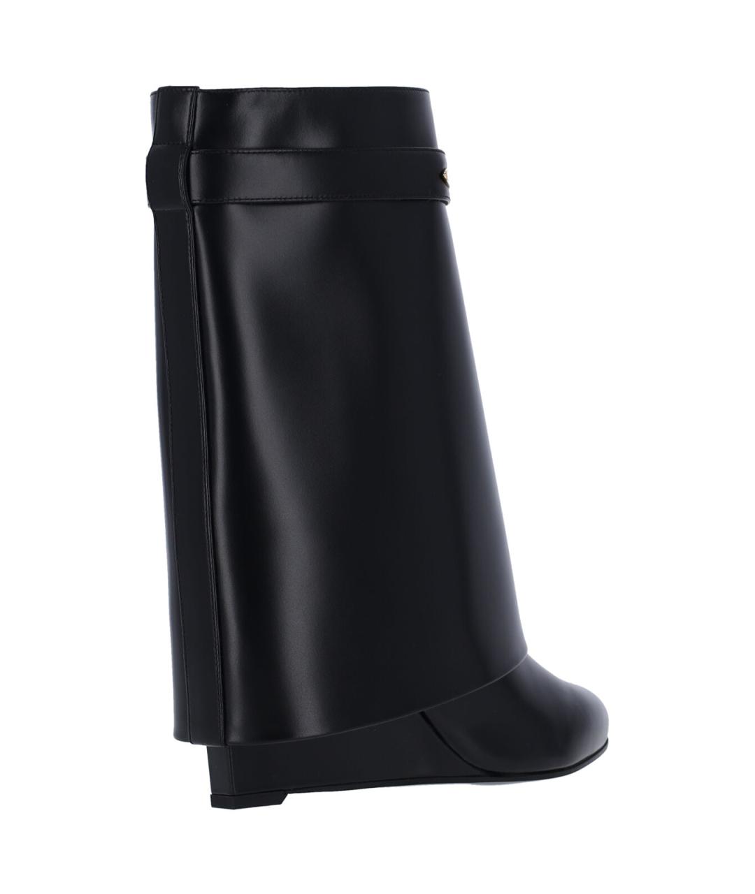 GIVENCHY Черные кожаные полусапоги, фото 4