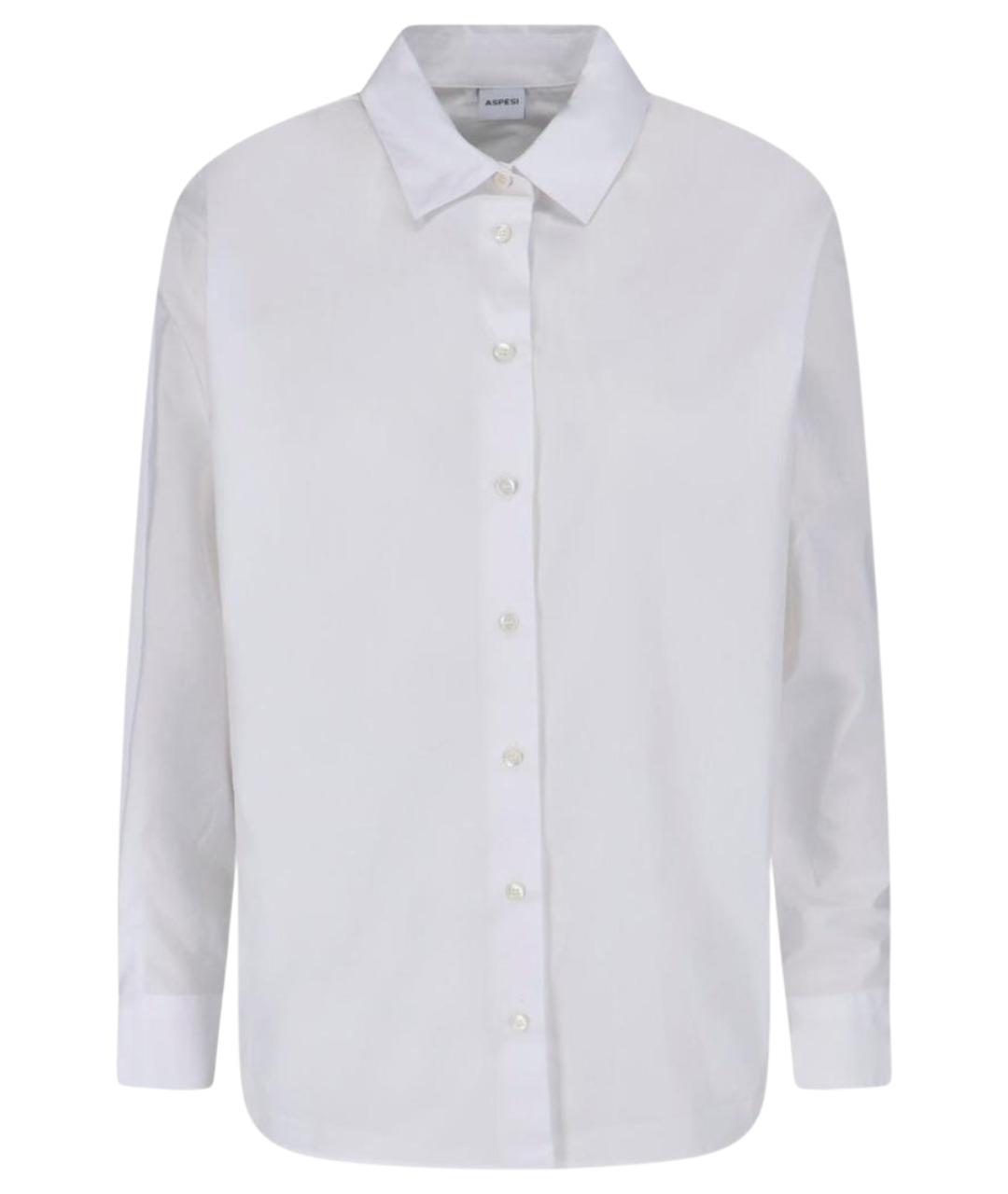 ASPESI Белая хлопковая рубашка, фото 1