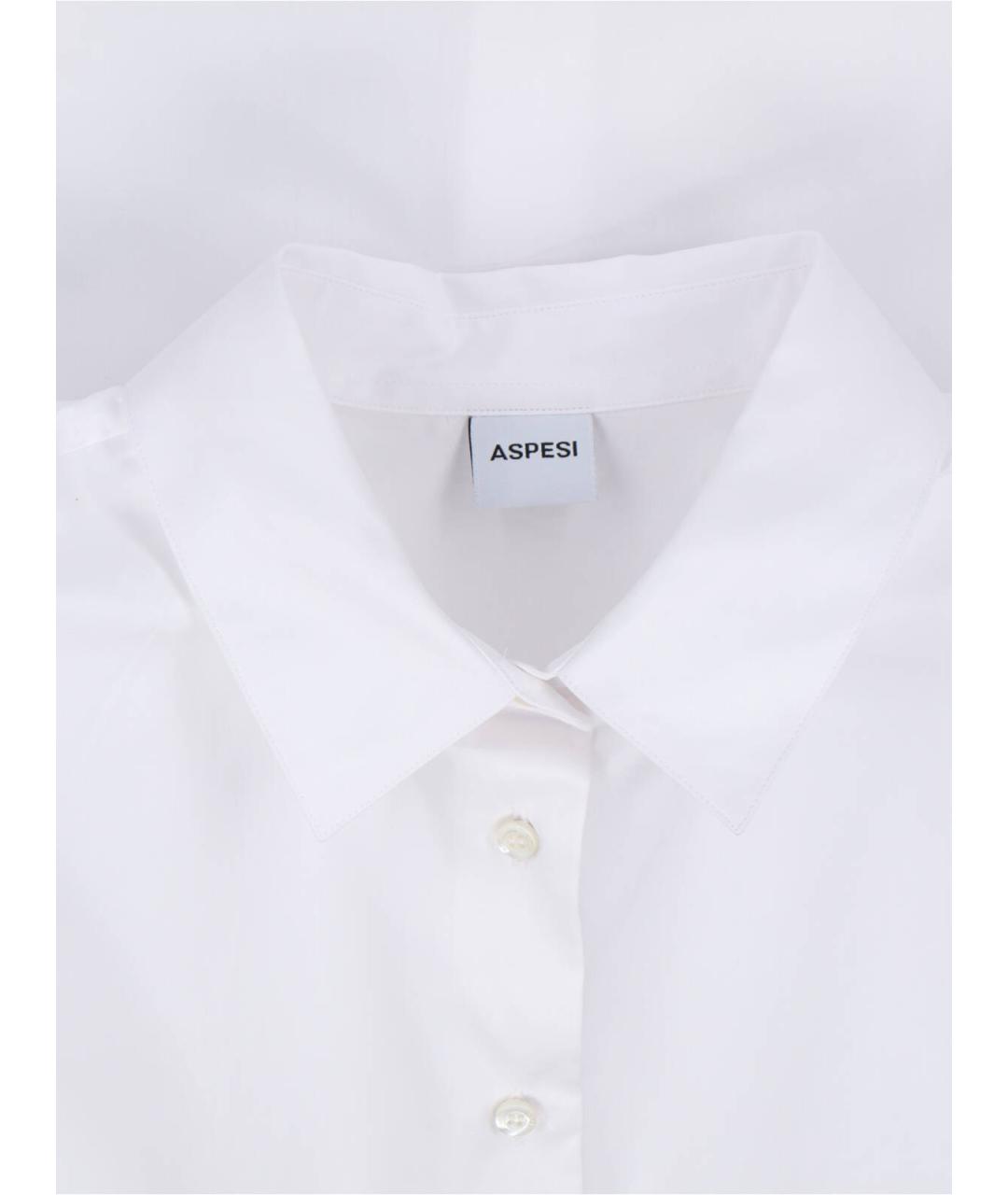 ASPESI Белая хлопковая рубашка, фото 3