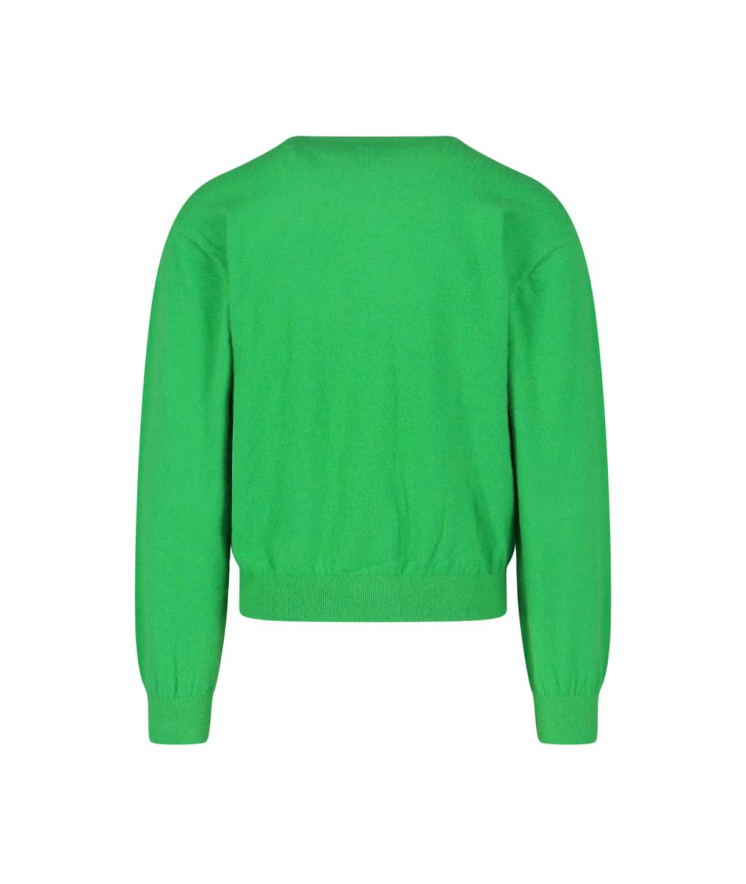 AURALEE Зеленый кашемировый кардиган, фото 2