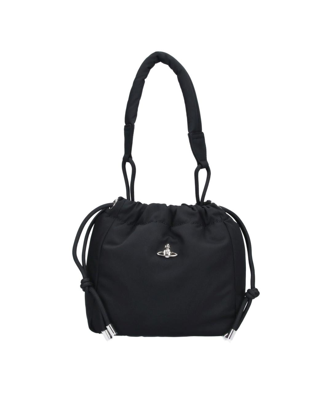 VIVIENNE WESTWOOD Черная тканевая сумка через плечо, фото 1