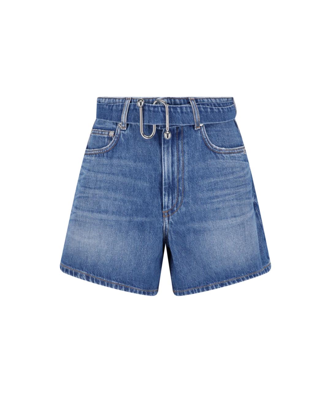 SPORTMAX Синие хлопковые шорты, фото 1