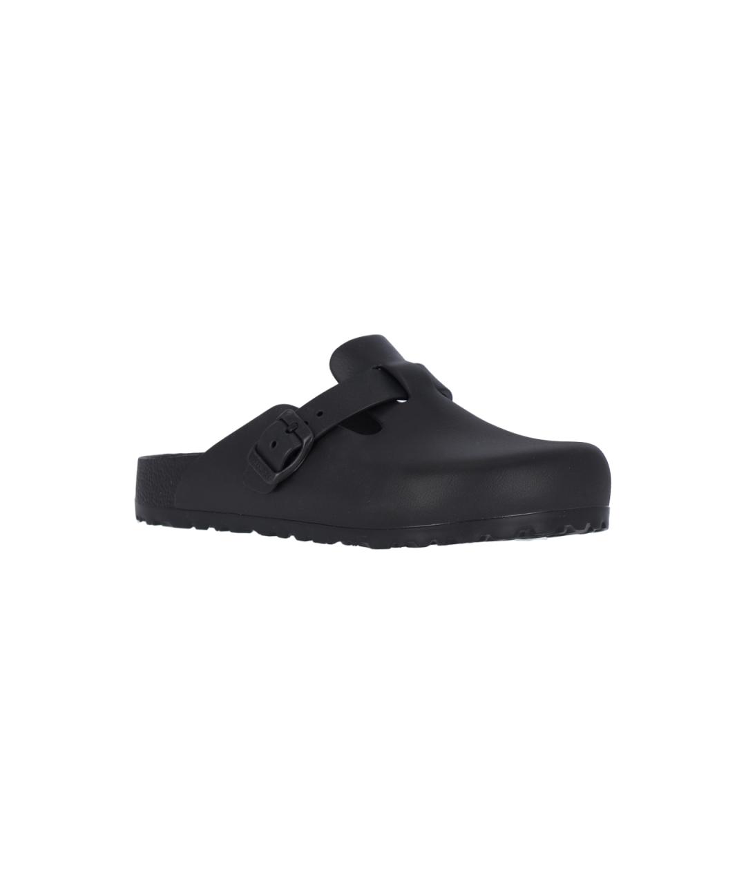 BIRKENSTOCK Черные резиновые мюли, фото 2