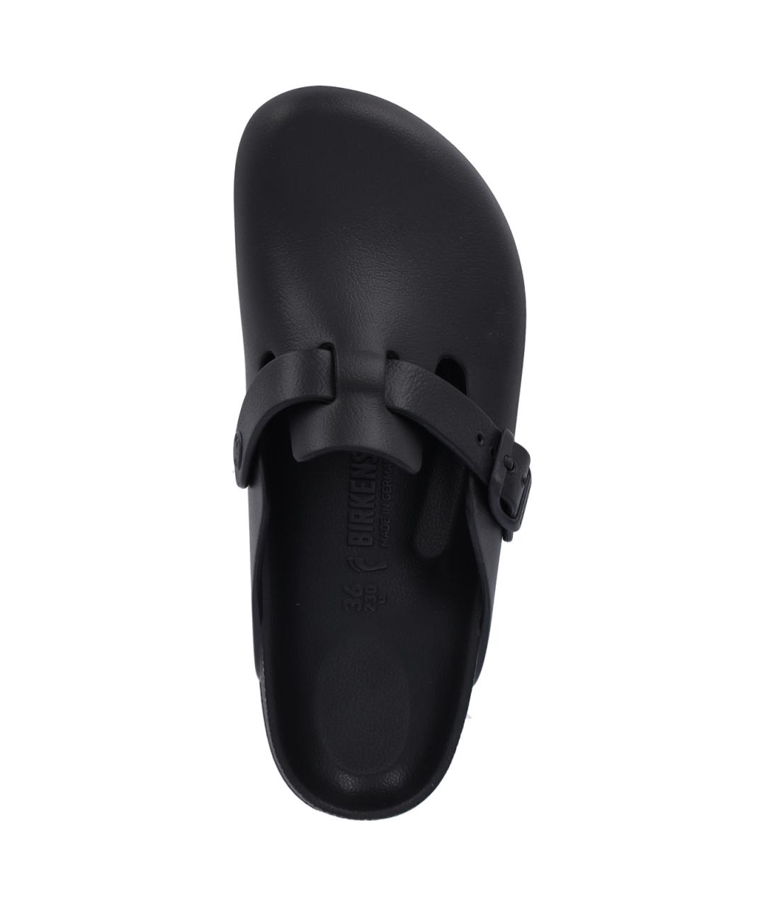 BIRKENSTOCK Черные резиновые мюли, фото 5