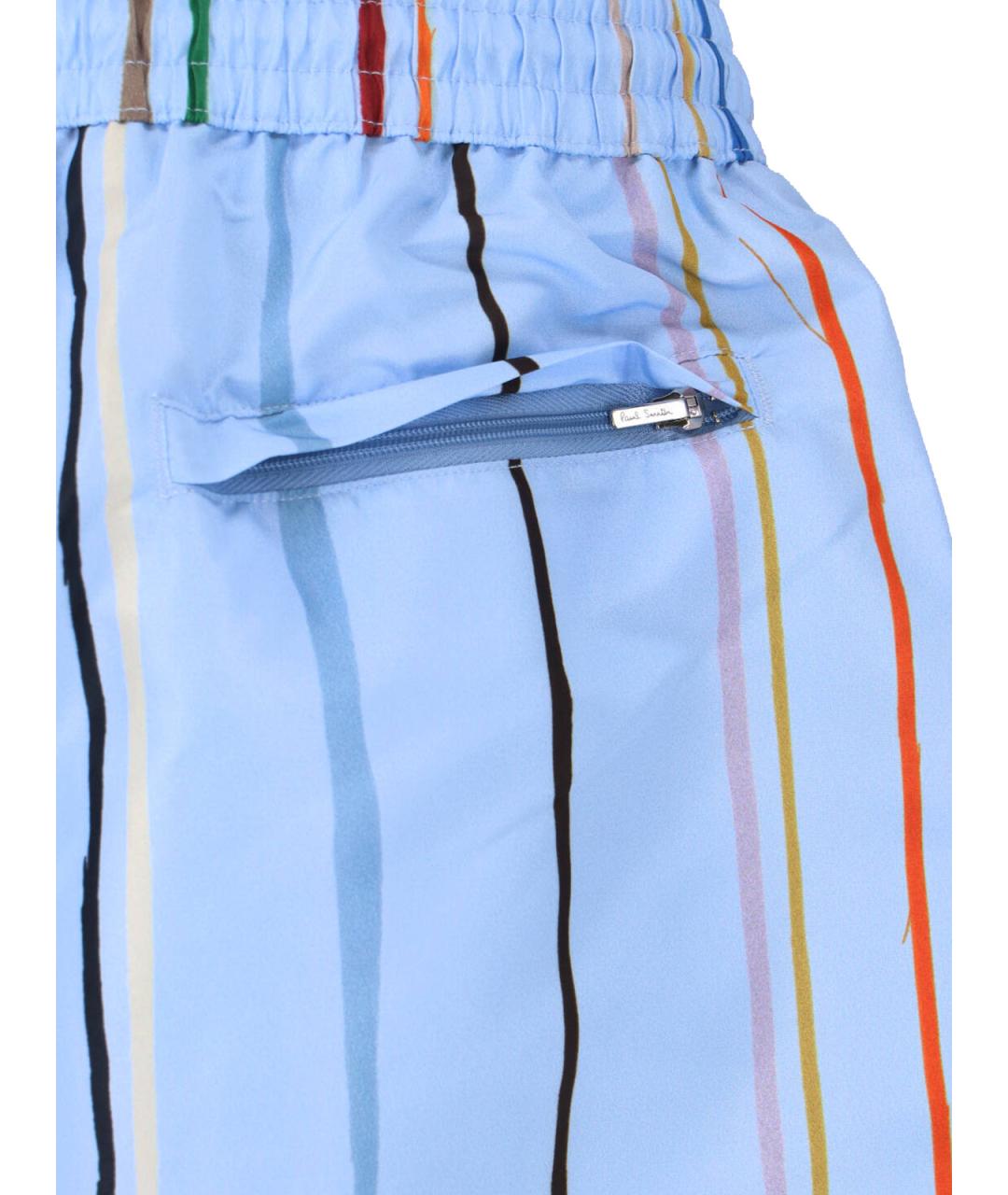 PAUL SMITH Мульти полиэстеровые шорты, фото 4