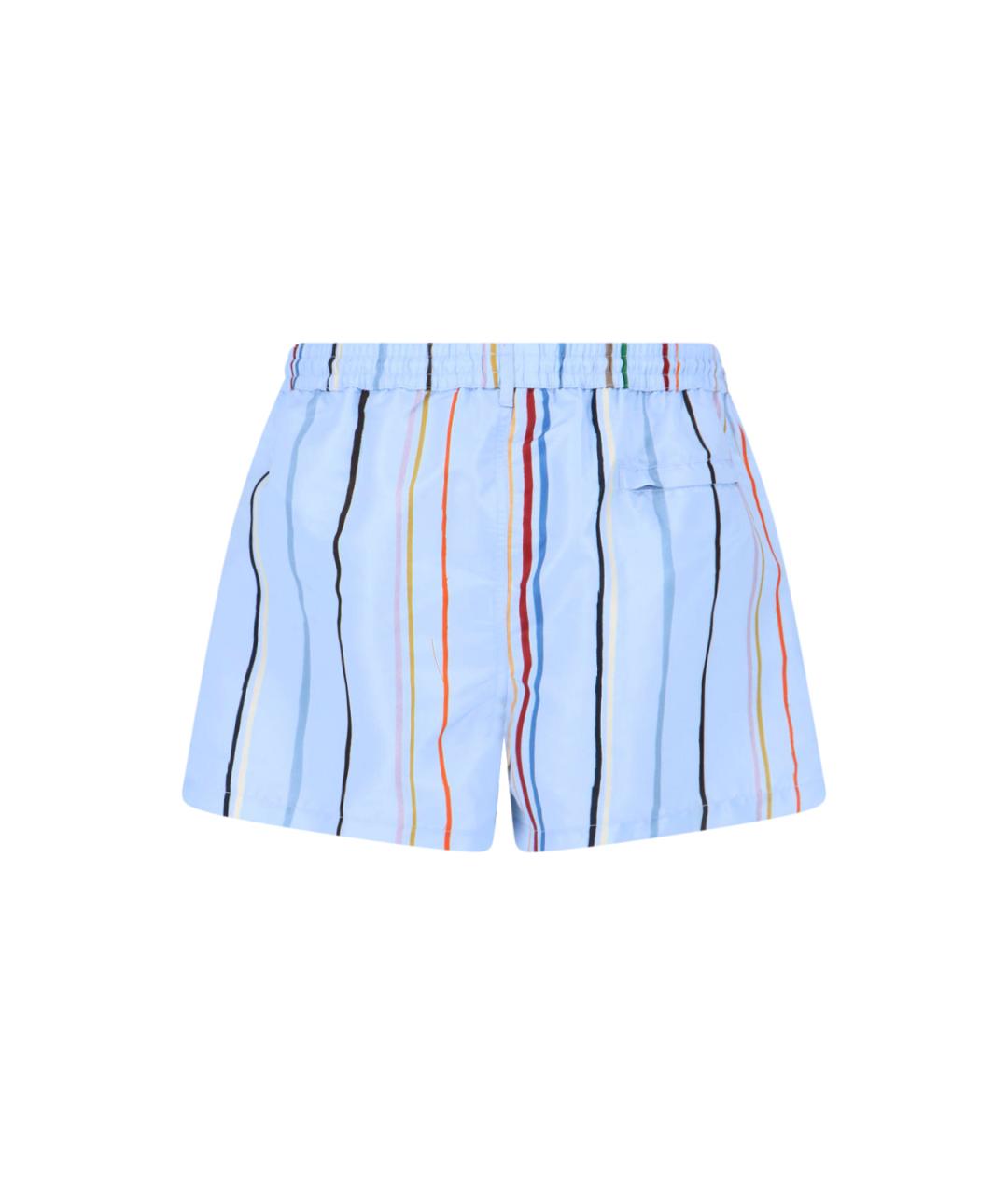 PAUL SMITH Мульти полиэстеровые шорты, фото 2