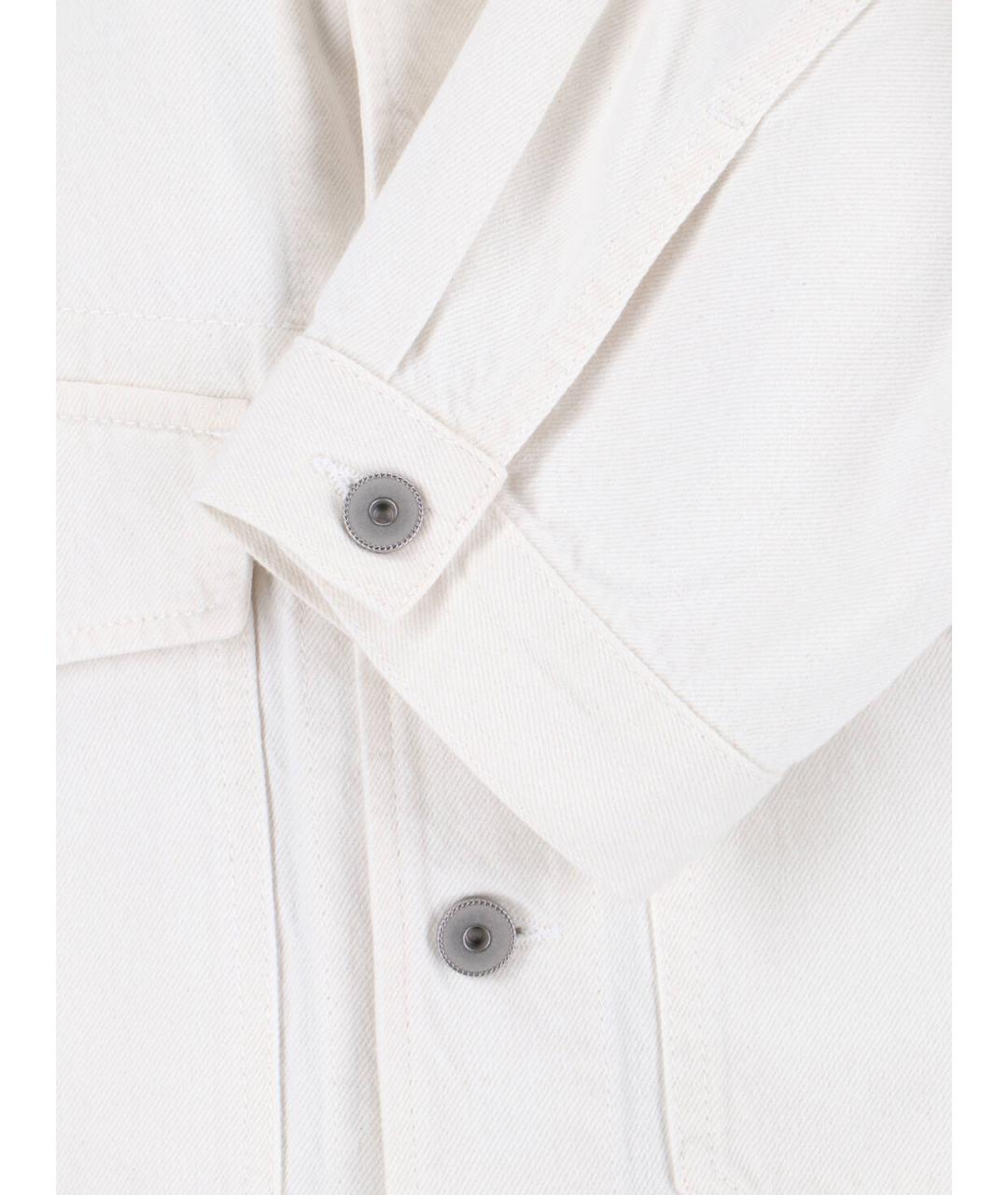 LEMAIRE Белая хлопковая куртка, фото 5