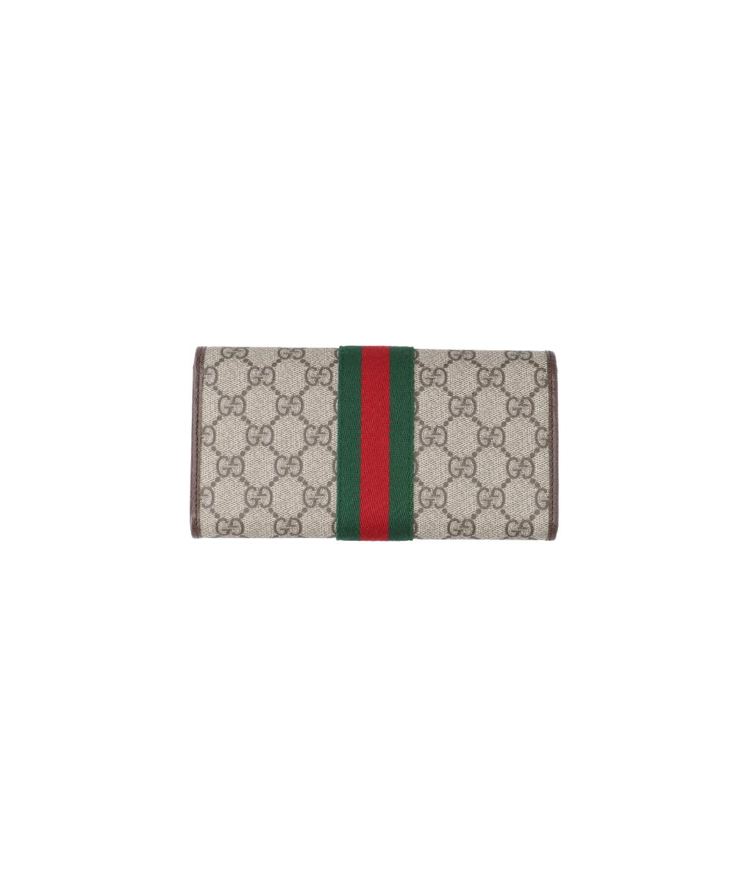 GUCCI Бежевый кошелек, фото 3