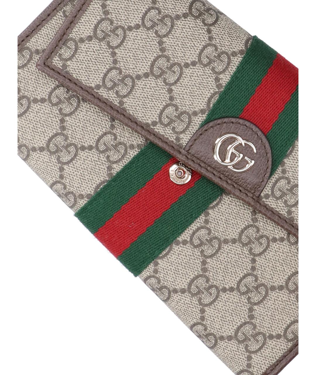 GUCCI Бежевый кошелек, фото 5
