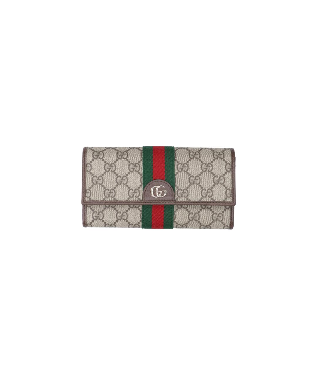 GUCCI Бежевый кошелек, фото 1