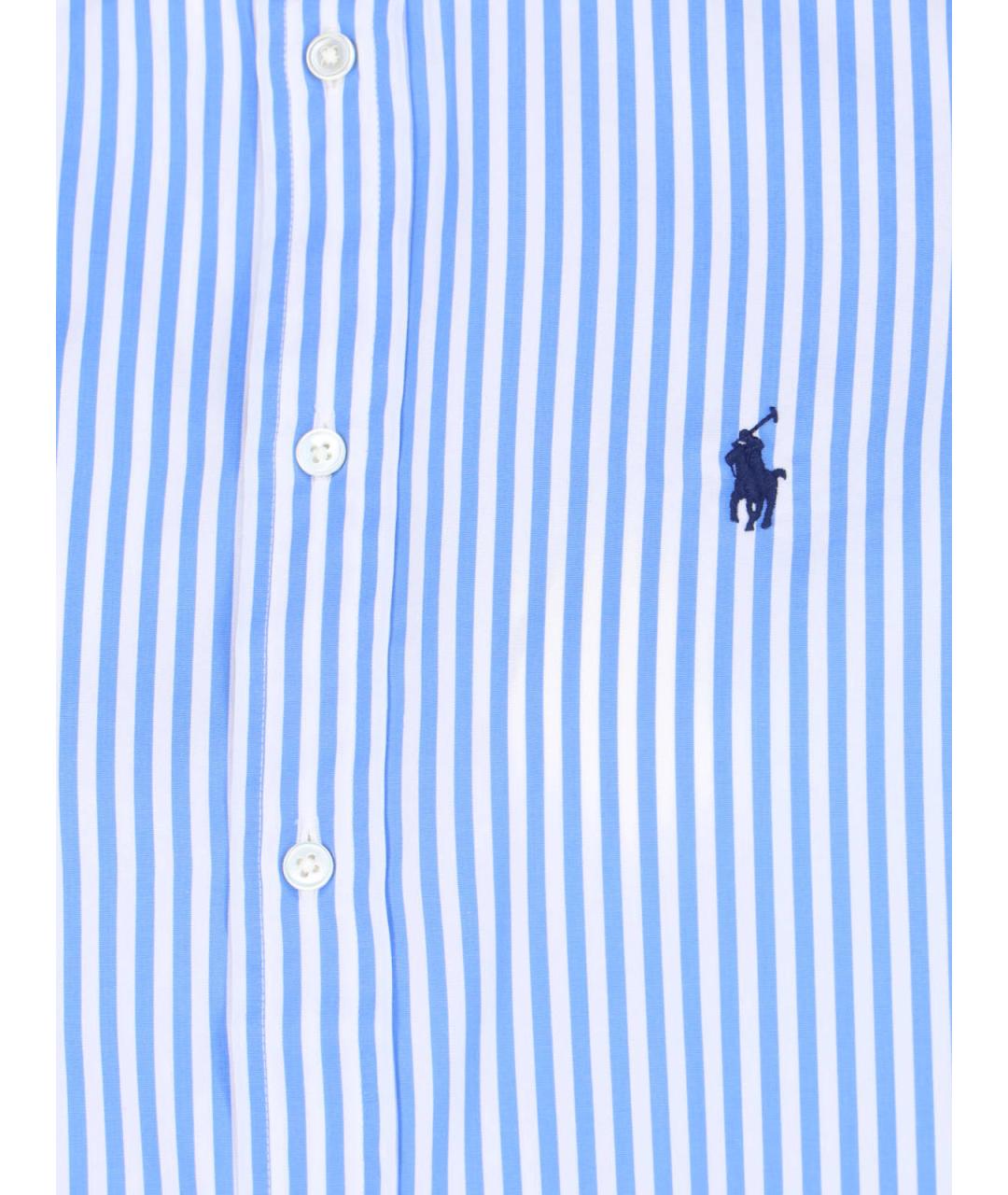POLO RALPH LAUREN Синяя хлопковая рубашка, фото 3