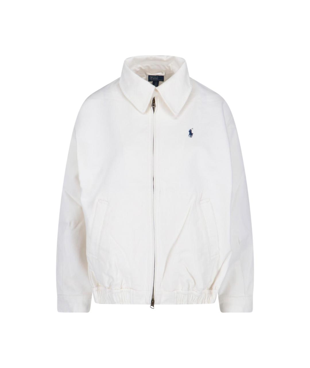 POLO RALPH LAUREN Белая хлопковая куртка, фото 1