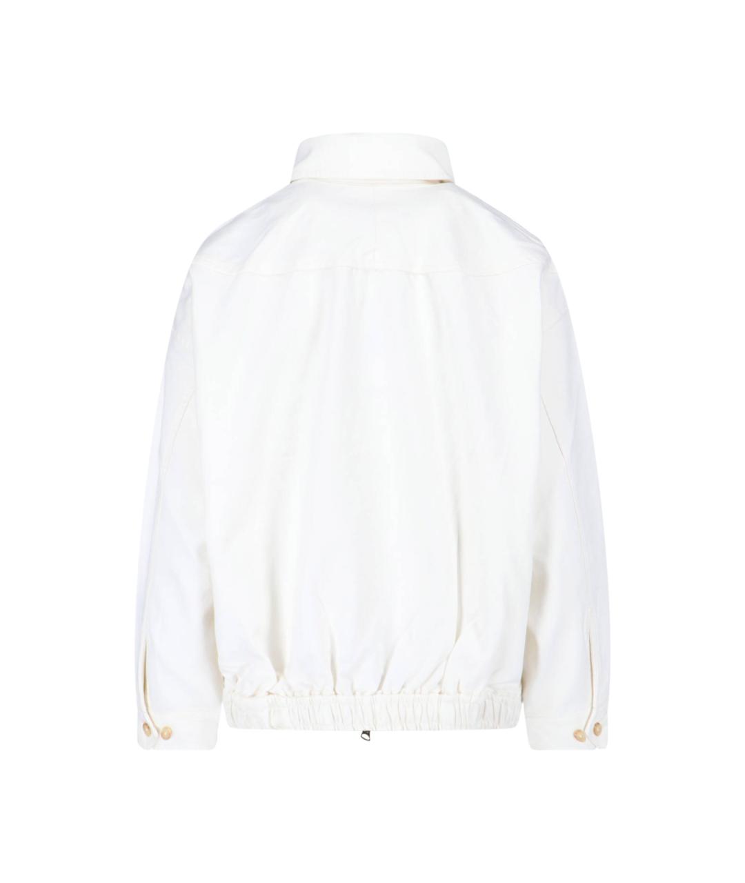 POLO RALPH LAUREN Белая хлопковая куртка, фото 2