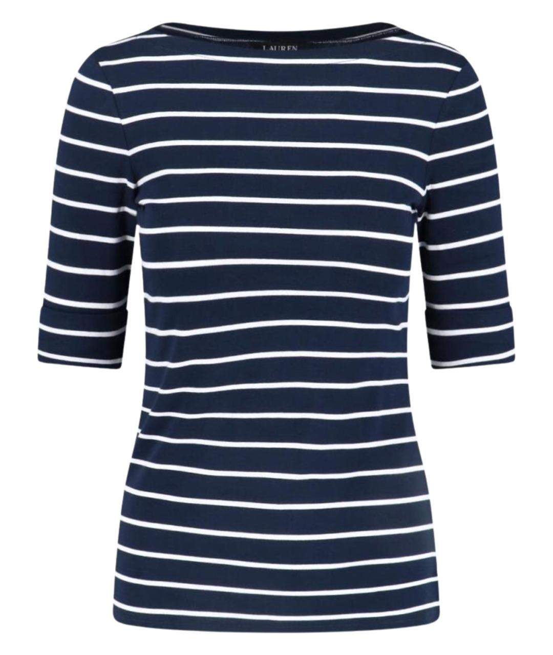 RALPH LAUREN Синяя хлопковая футболка, фото 1