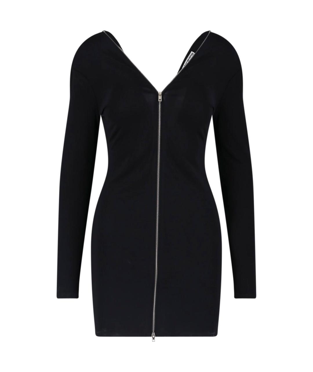 ALEXANDER WANG Черное вискозное повседневное платье, фото 1