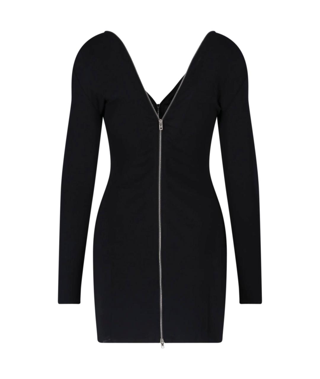 ALEXANDER WANG Черное вискозное повседневное платье, фото 2