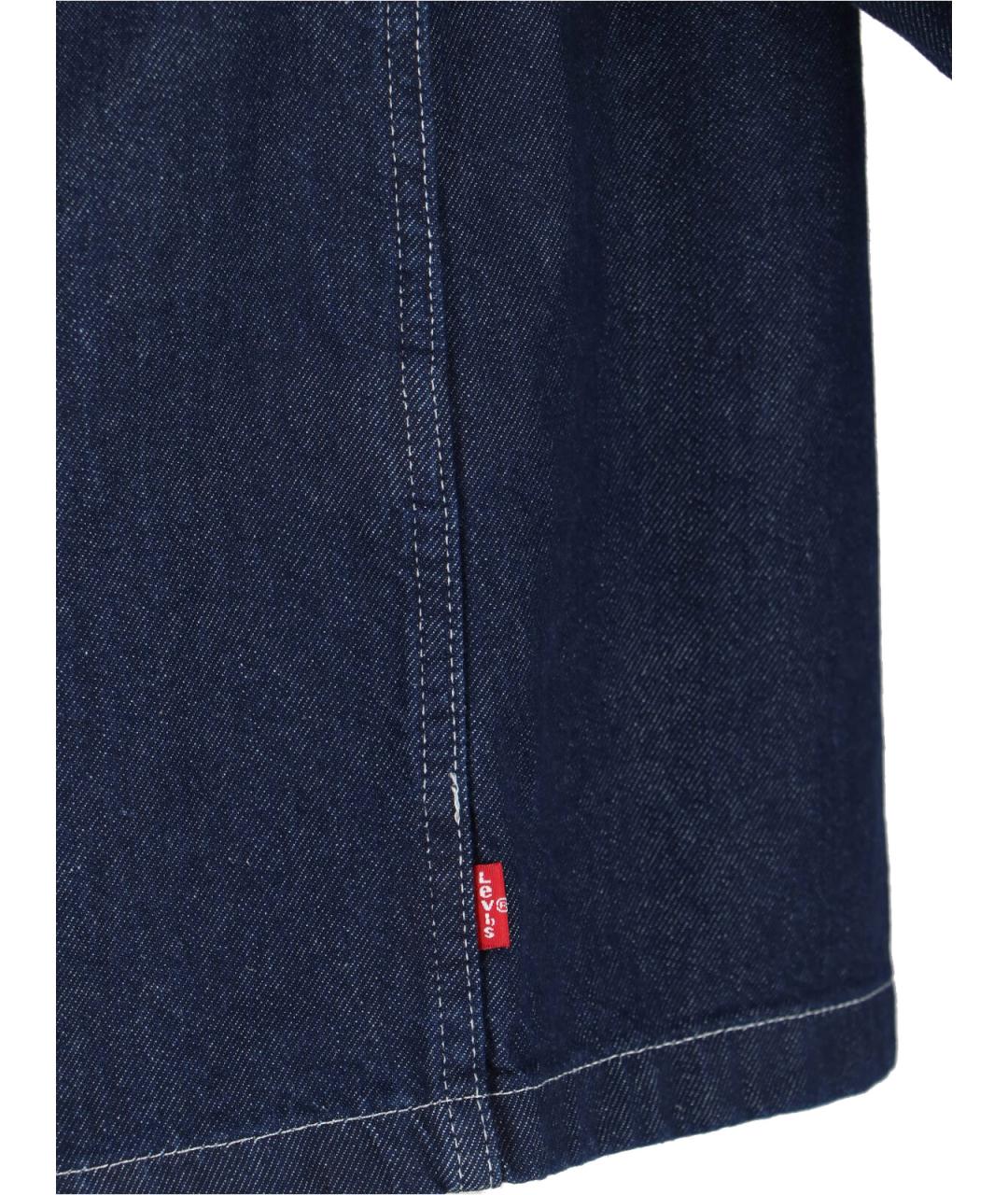 LEVI'S Синяя хлопковая кэжуал рубашка, фото 3