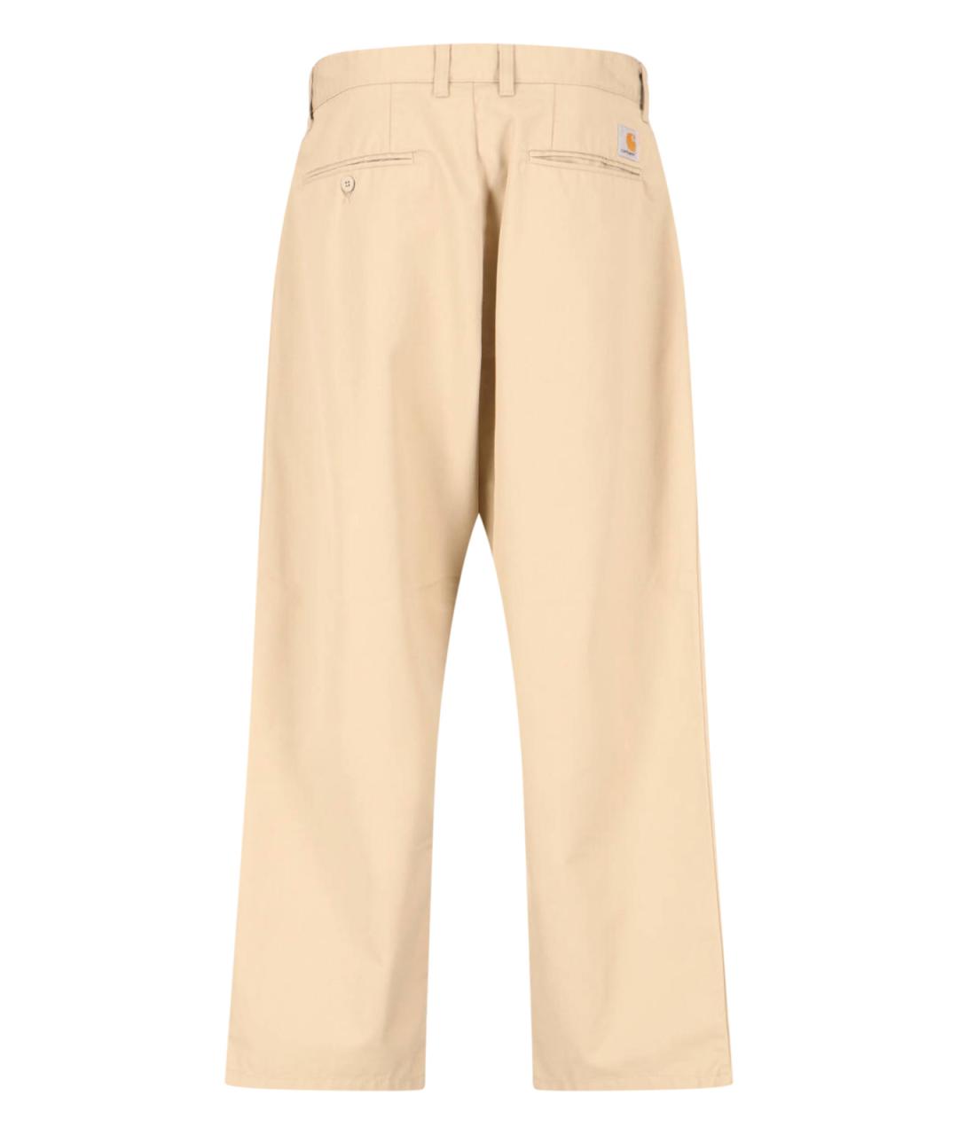 CARHARTT WIP Бежевые повседневные брюки, фото 2