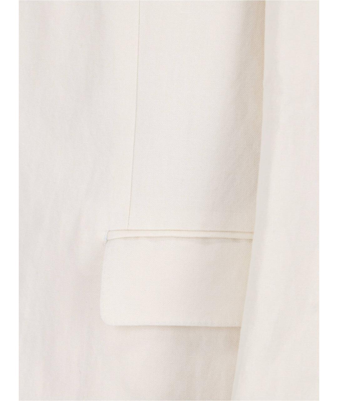AURALEE Белый шерстяной жакет/пиджак, фото 4