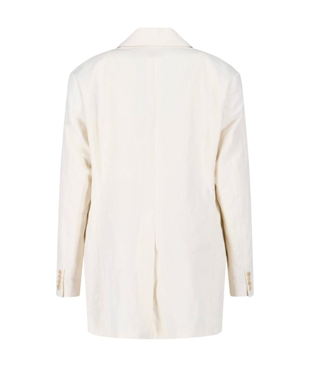 AURALEE Белый шерстяной жакет/пиджак, фото 2