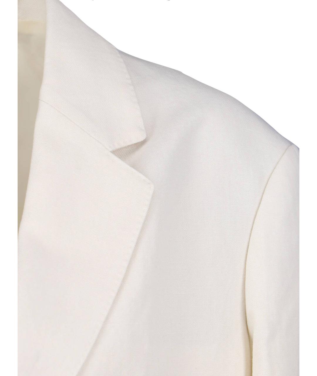 AURALEE Белый шерстяной жакет/пиджак, фото 5