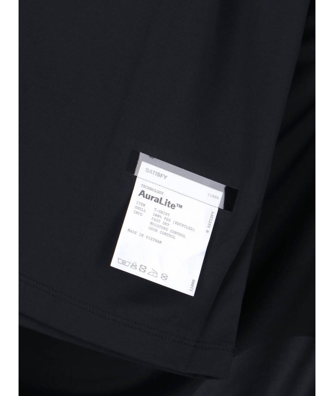 SATISFY Черная футболка, фото 3