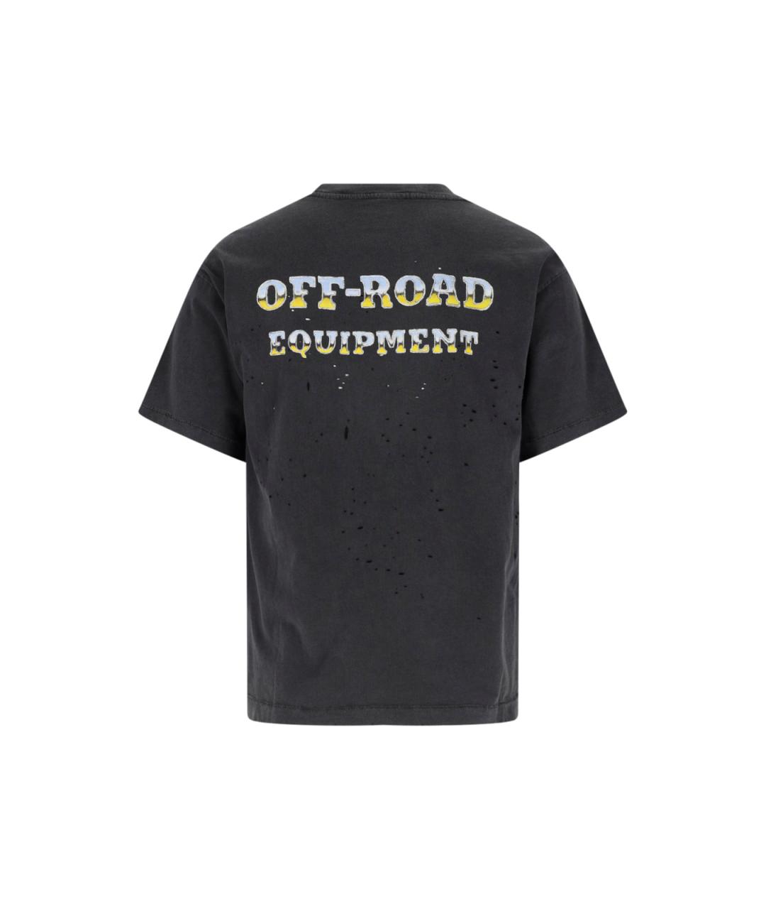 SATISFY Черная хлопковая футболка, фото 2