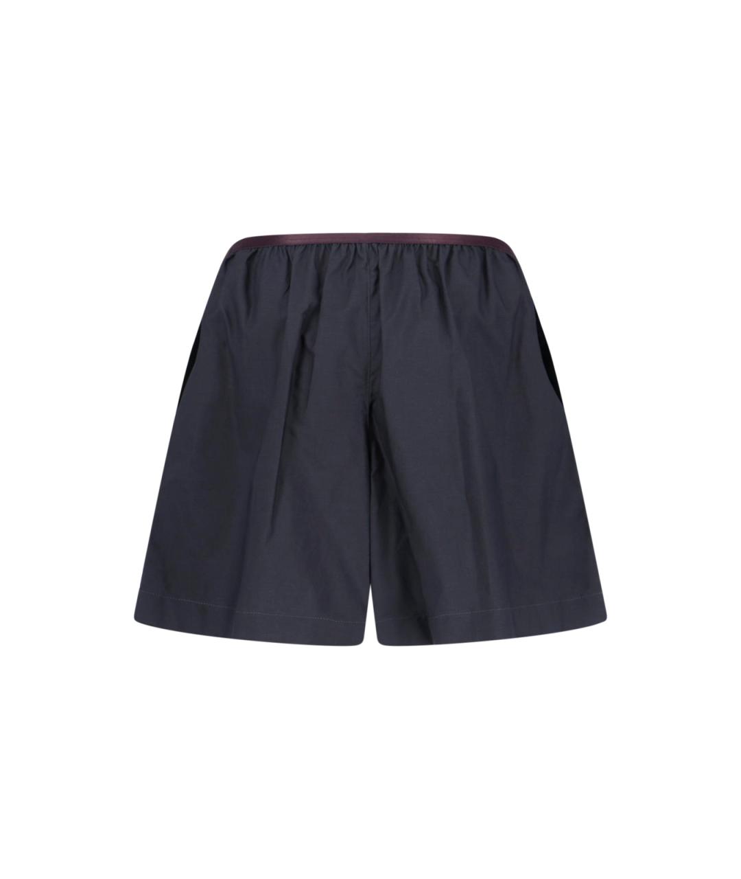 LEMAIRE Черные хлопковые шорты, фото 2