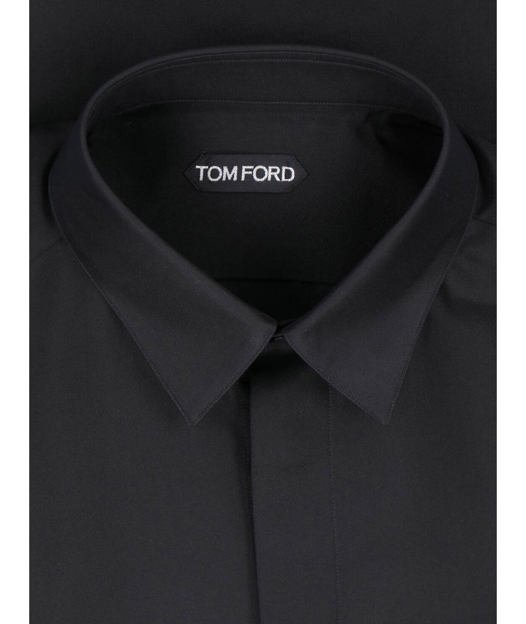 TOM FORD Черная классическая рубашка, фото 3