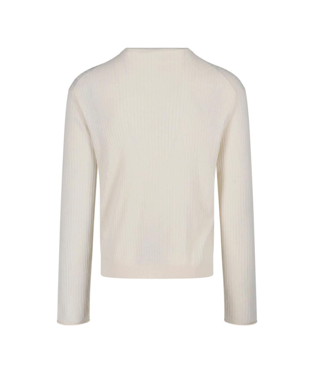 OUR LEGACY Белый хлопковый джемпер / свитер, фото 2