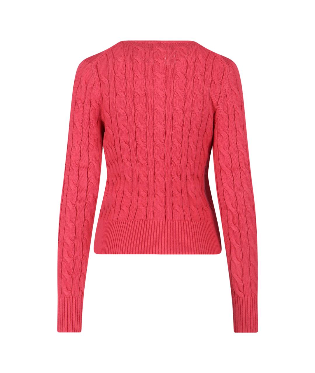 POLO RALPH LAUREN Красный хлопковый кардиган, фото 2