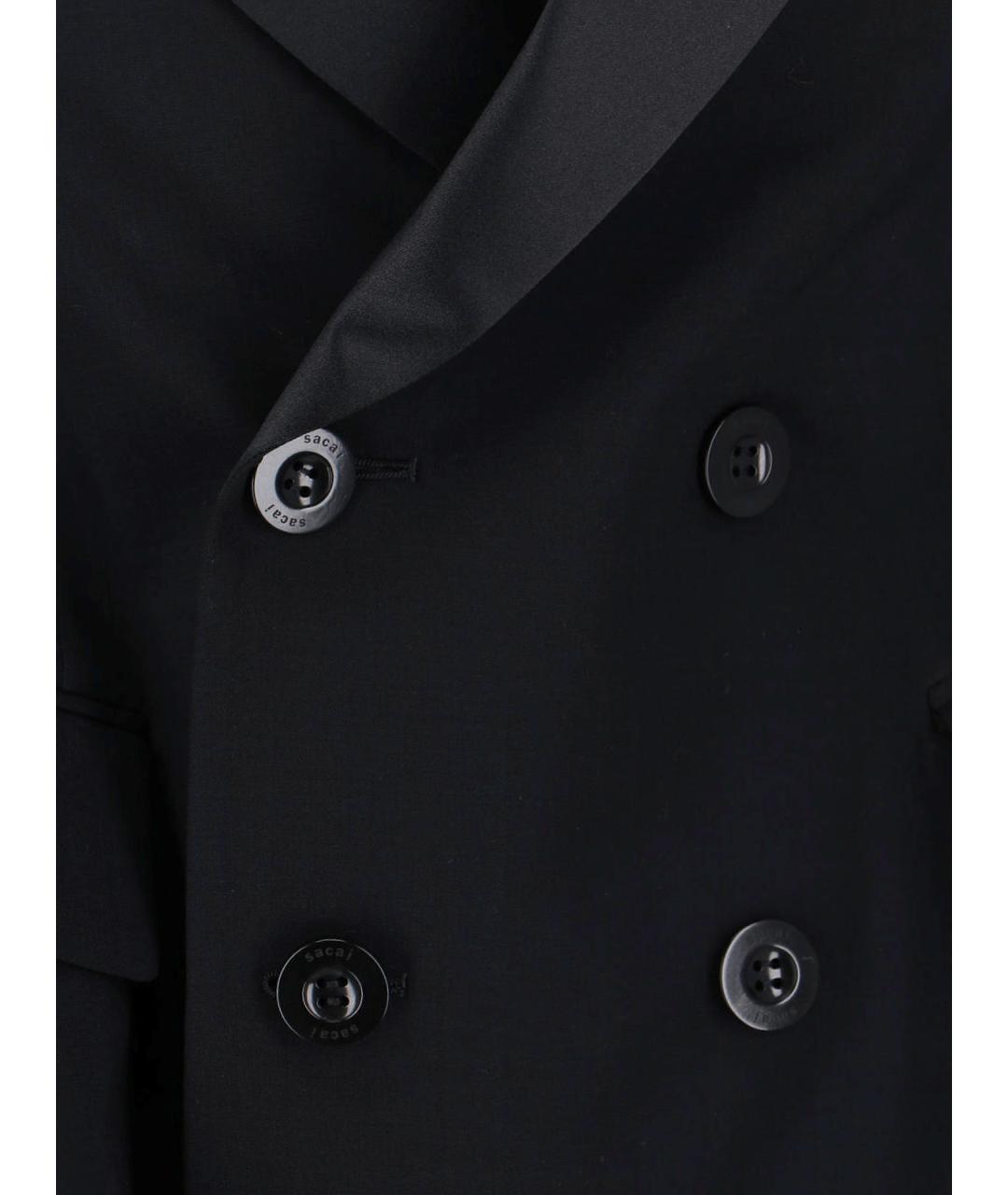 SACAI Мульти шерстяной жакет/пиджак, фото 4