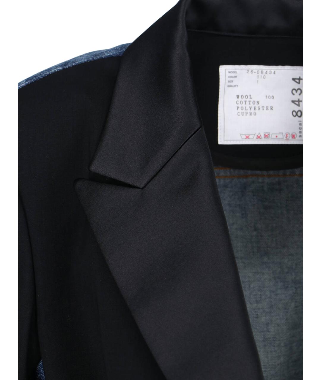 SACAI Мульти шерстяной жакет/пиджак, фото 5