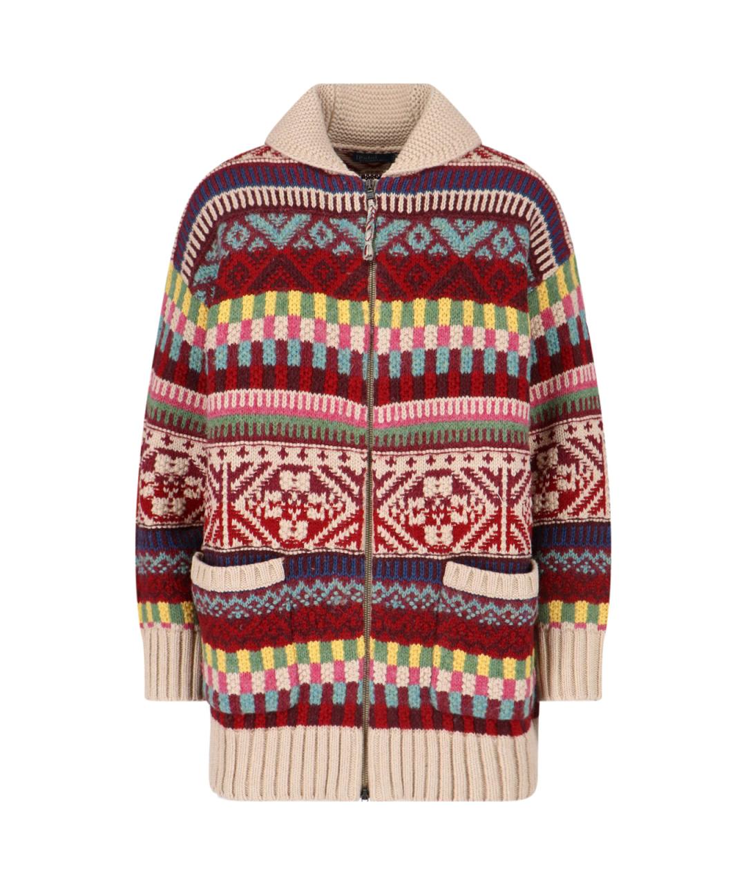 POLO RALPH LAUREN Мульти хлопковый кардиган, фото 1