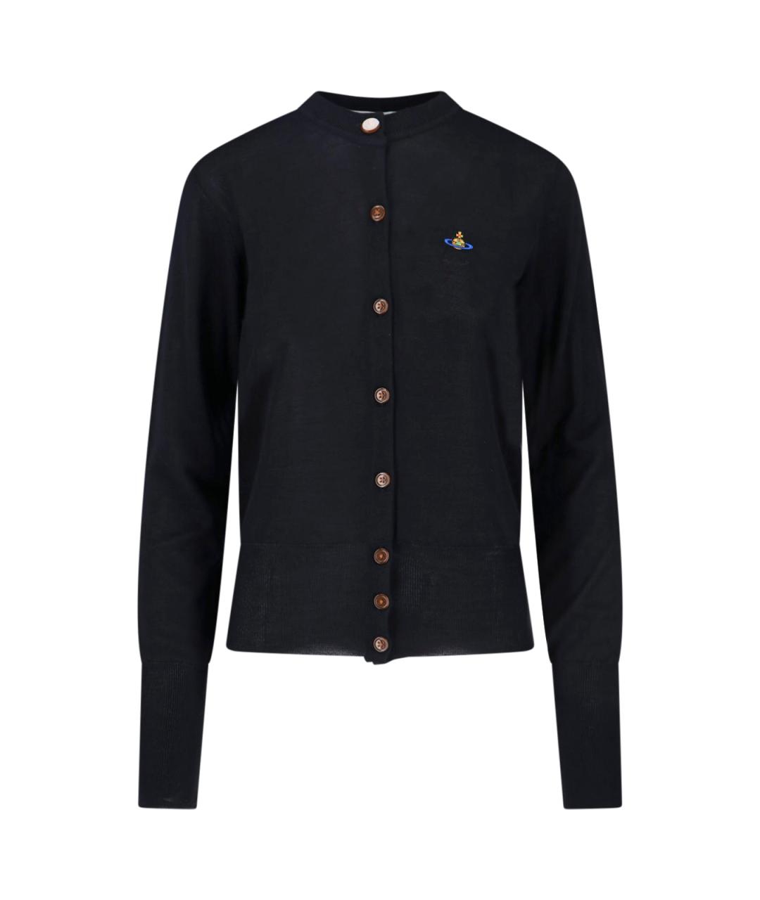 VIVIENNE WESTWOOD Черный шерстяной кардиган, фото 1