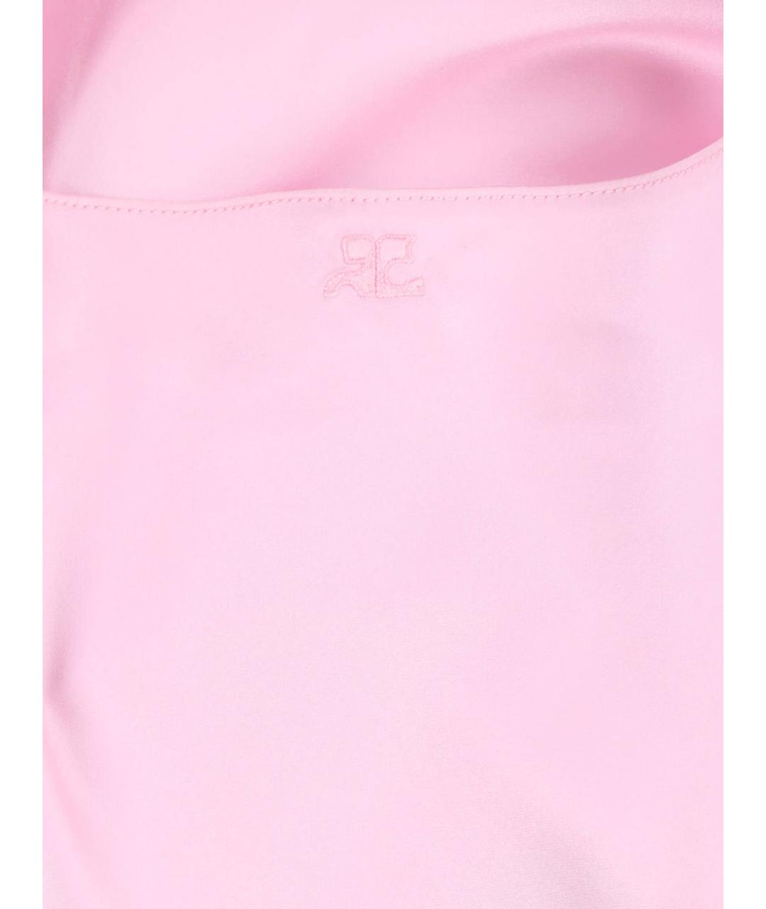 COURREGES Розовое повседневное платье, фото 3