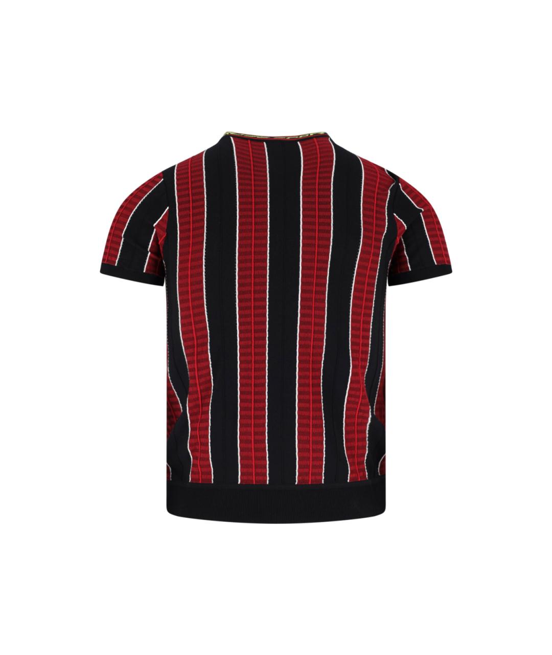 MARTINE ROSE Красная хлопковая футболка, фото 2