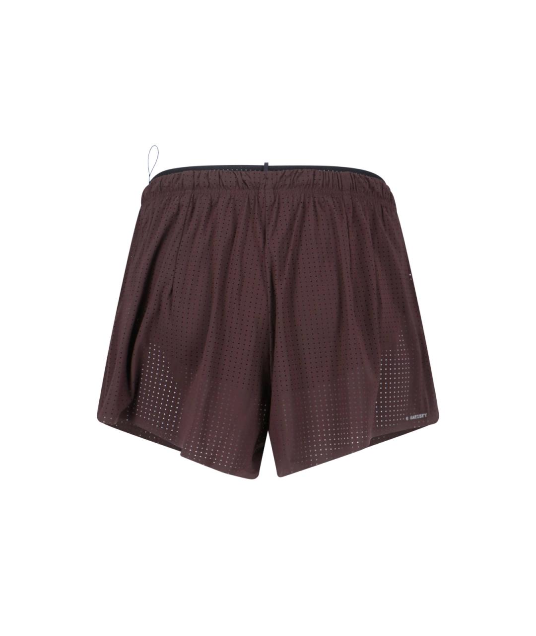 SATISFY Коричневые полиамидовые шорты, фото 2