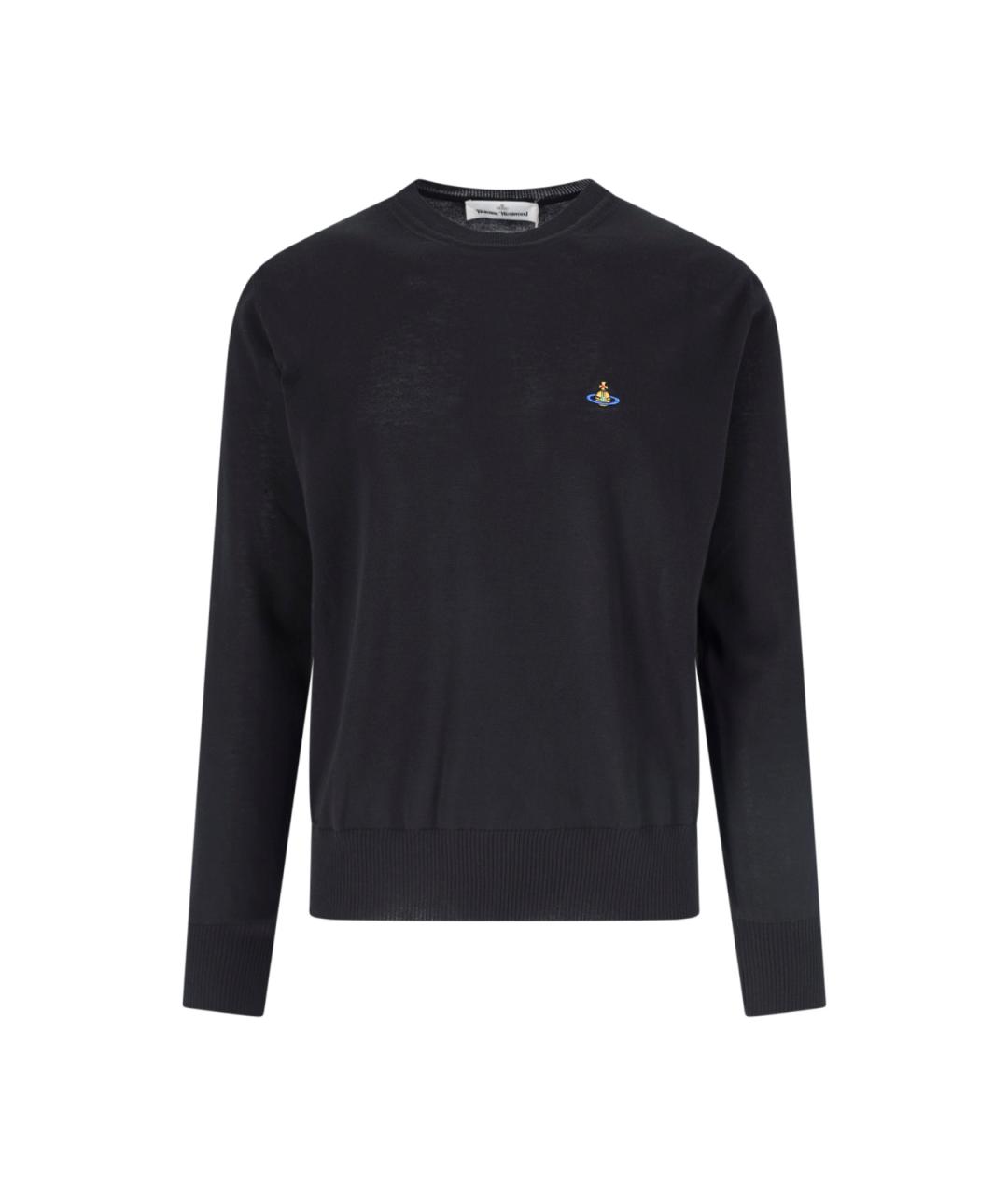 VIVIENNE WESTWOOD Черный хлопковый джемпер / свитер, фото 1