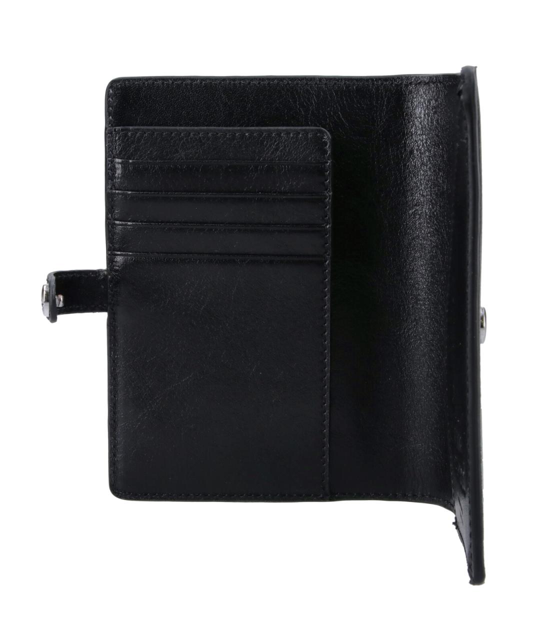 VIVIENNE WESTWOOD Черный кожаный кошелек, фото 5