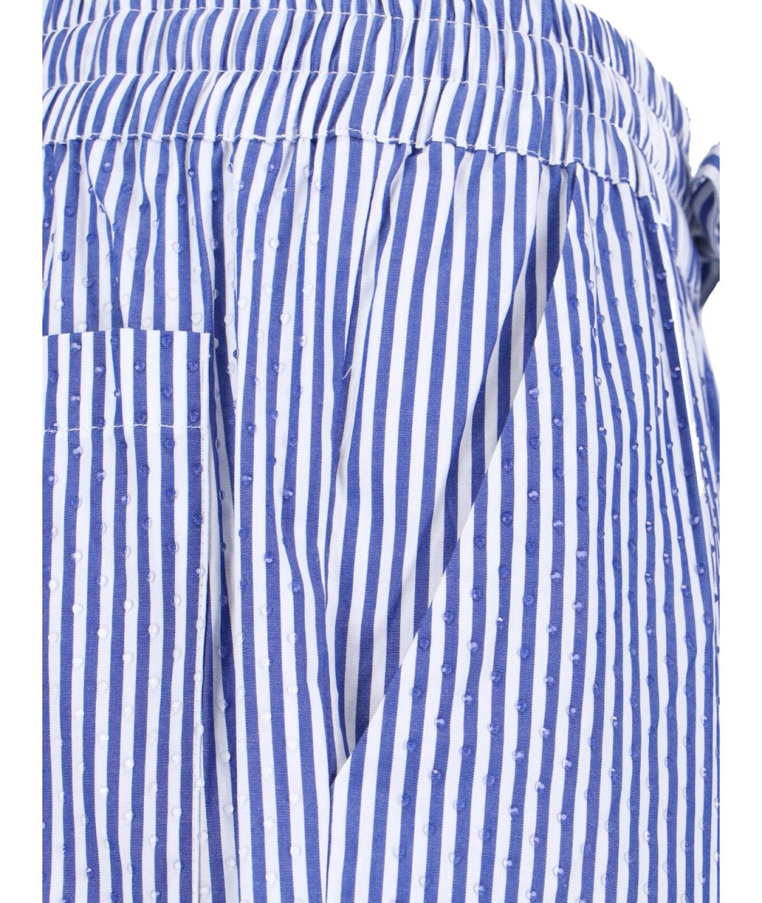 P.A.R.O.S.H. Синие хлопковые шорты, фото 4