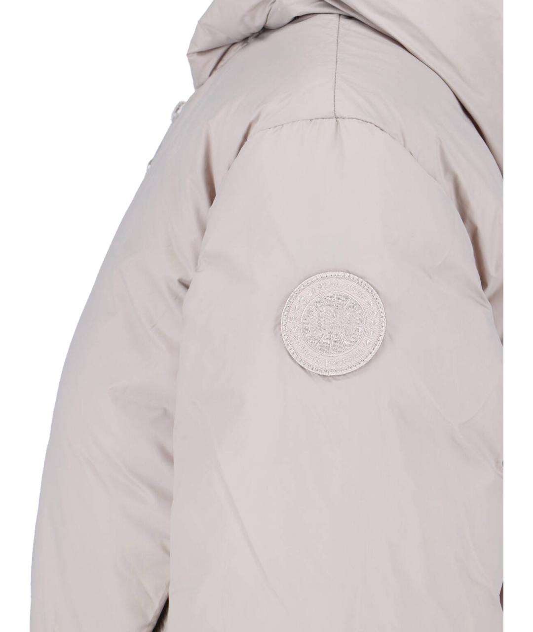 CANADA GOOSE Бежевая полиамидовая куртка, фото 4