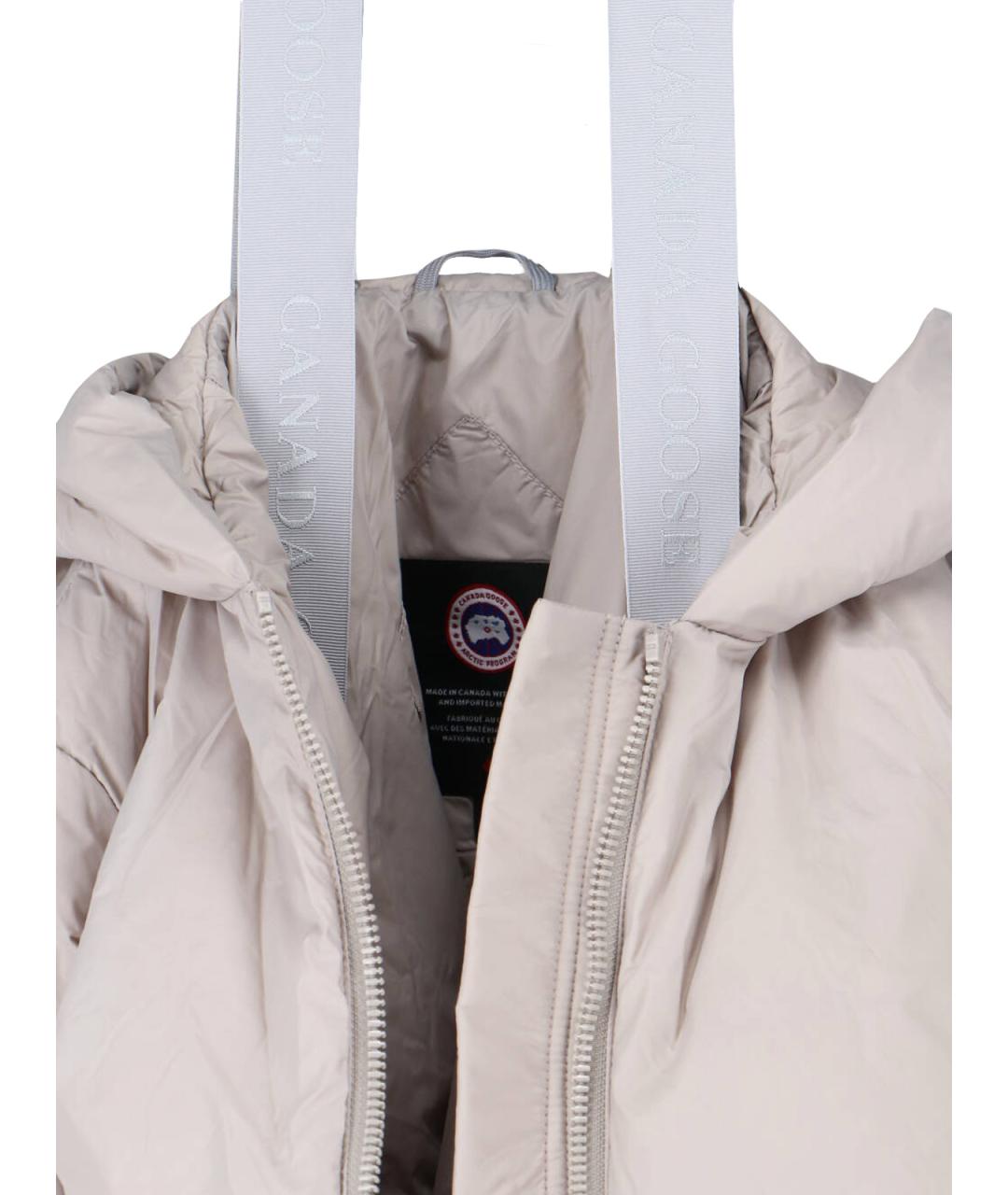 CANADA GOOSE Бежевая полиамидовая куртка, фото 3