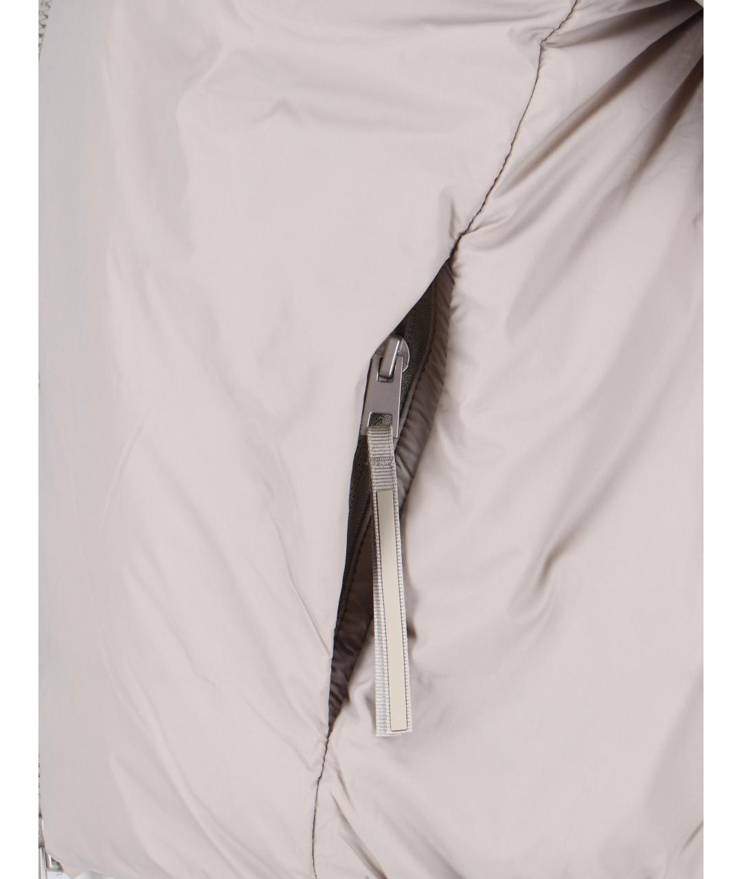 CANADA GOOSE Бежевая полиамидовая куртка, фото 7