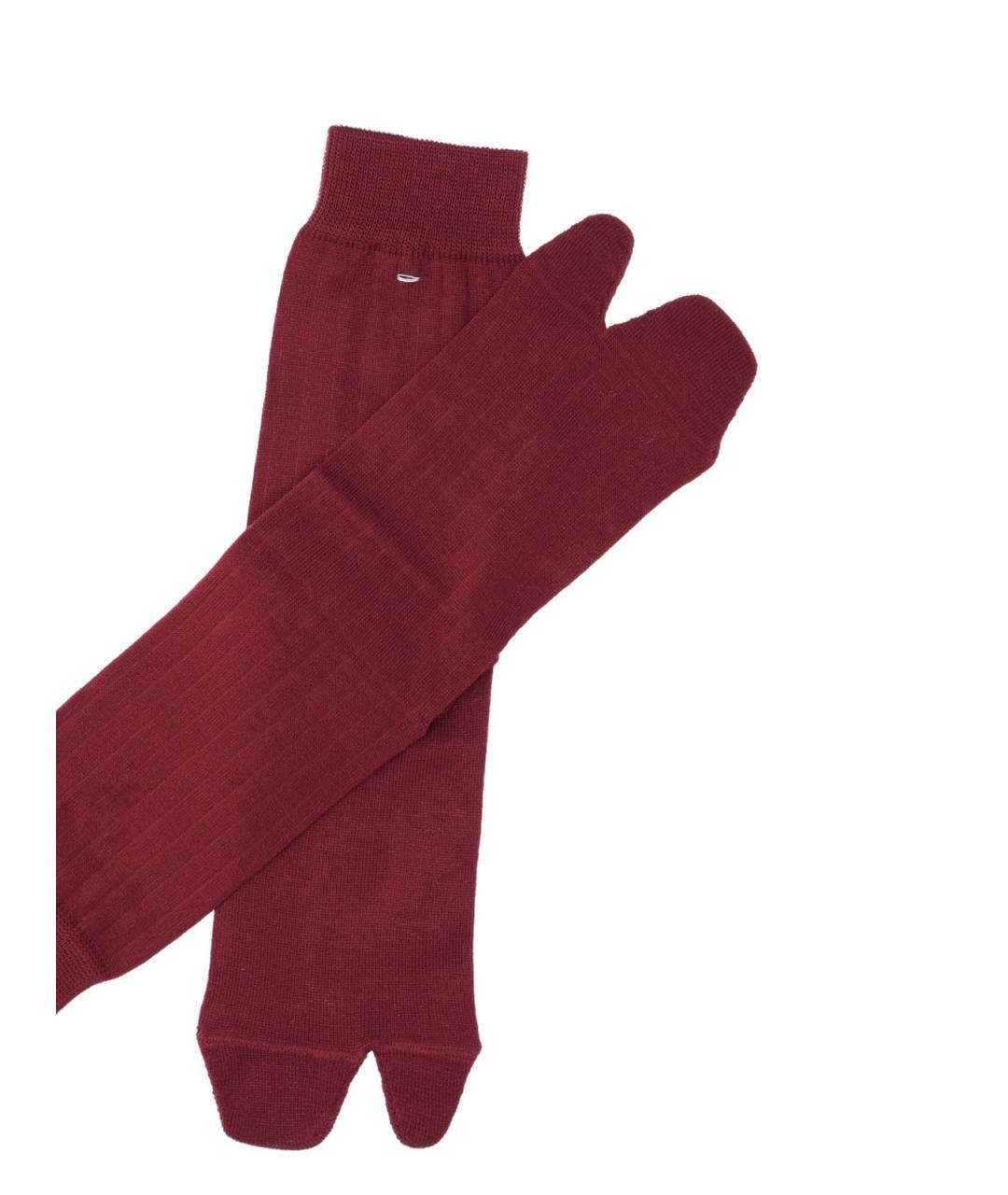 MAISON MARGIELA Красные носки, чулки и колготы, фото 3