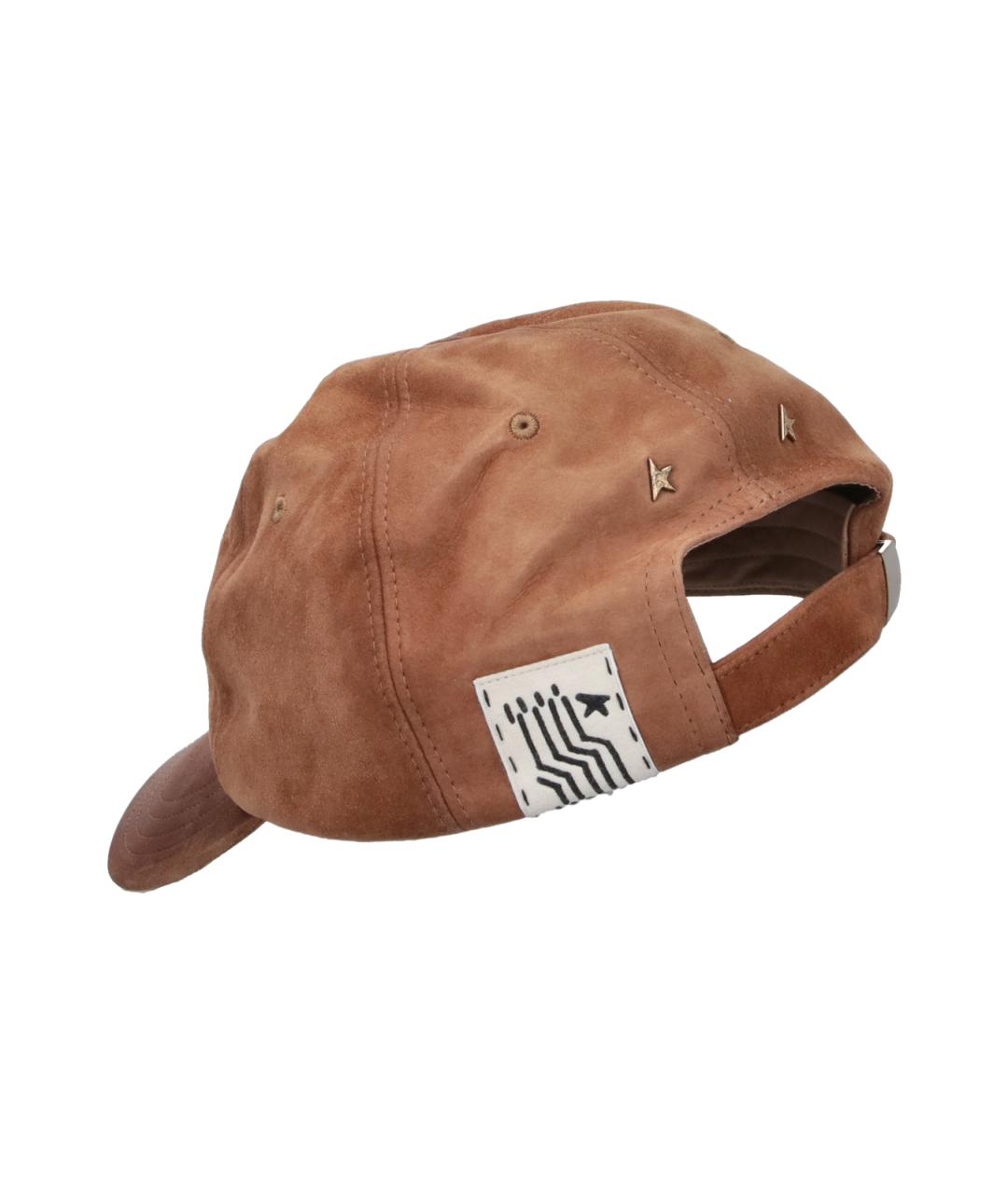 GOLDEN GOOSE DELUXE BRAND Коричневая кепка/бейсболка, фото 3