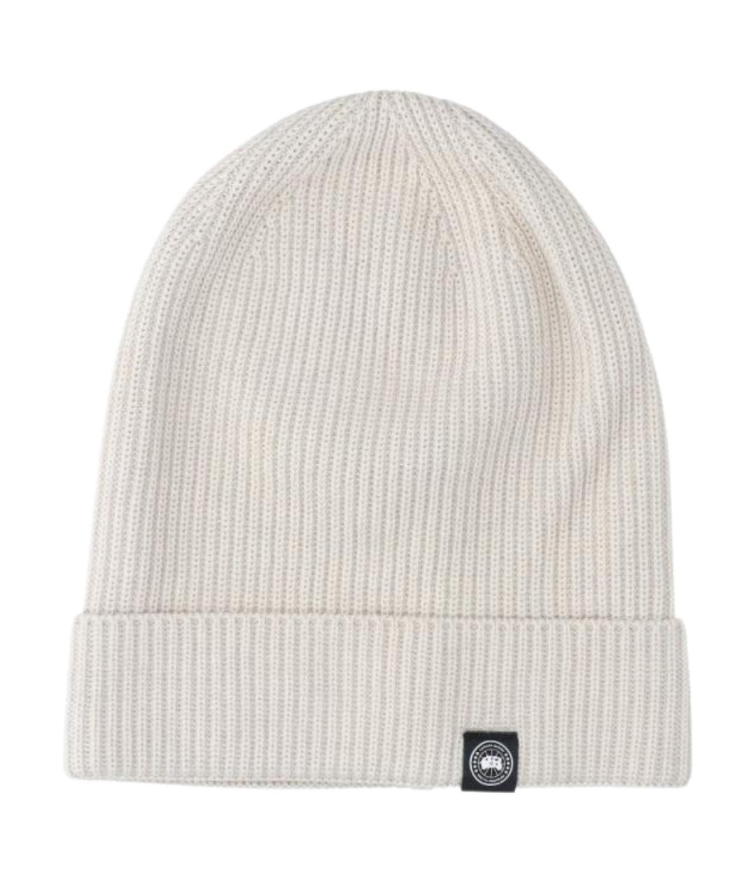 CANADA GOOSE Белая шапка, фото 1