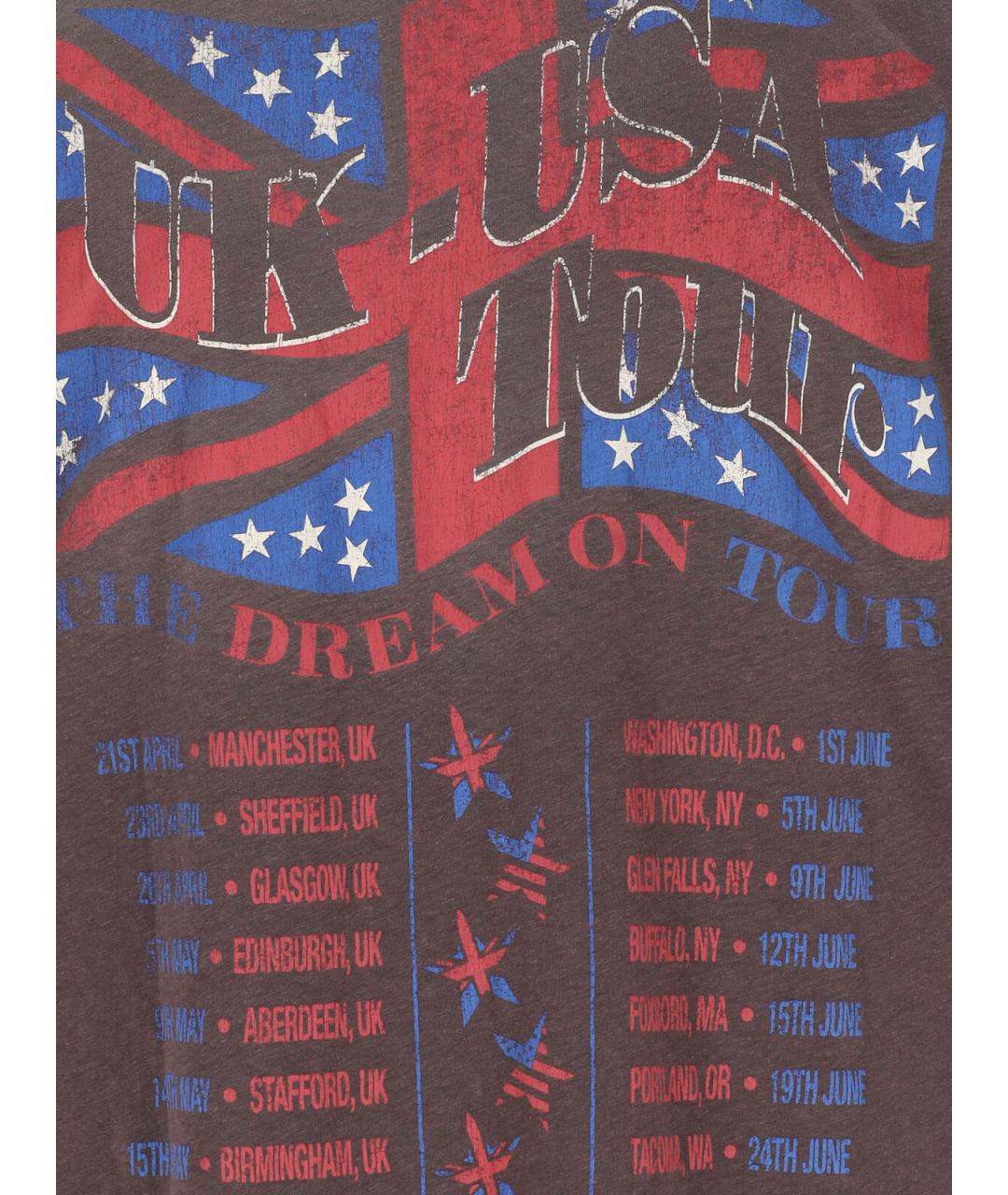 REPRESENT Коричневая хлопковая футболка, фото 3